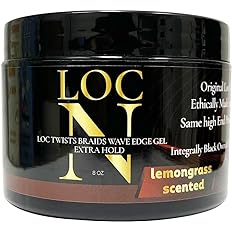 Loc N. Loc Twists Braid Wave Edge Gel Extra Hold Lemongrass