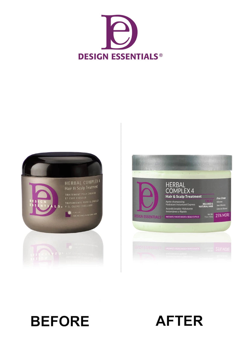 Design Essentials Herbal Complex 4 Hair & Scalp Treatment - 4 Oz 4 Fl Oz  (Pack of 1)