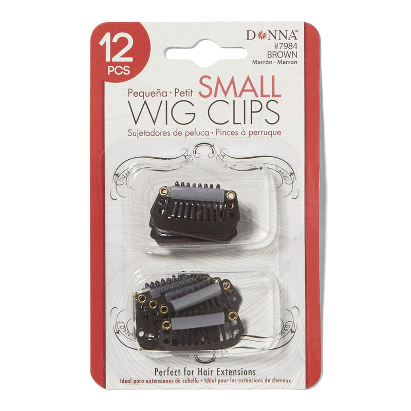Donna Wig Clips, 12 Pcs Small Ensley Beauty Supply