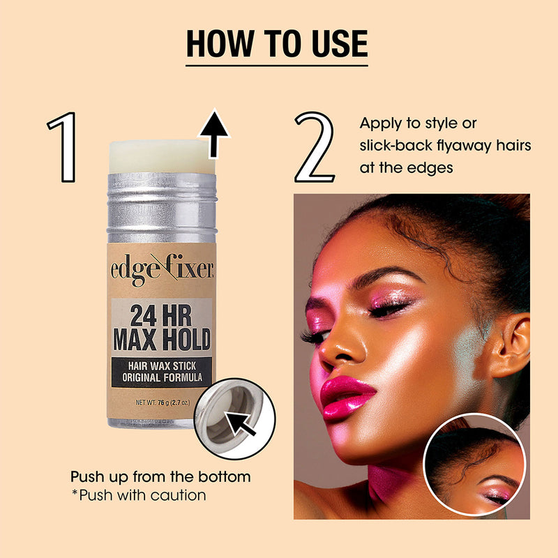 Edge Fixer Hair Wax Stick, 24 Hour Hold – Ensley Beauty Supply