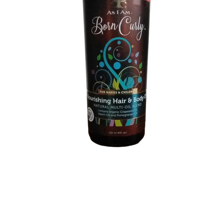 As I Am Born Curly Nourishing Hair & Body Oil 4oz