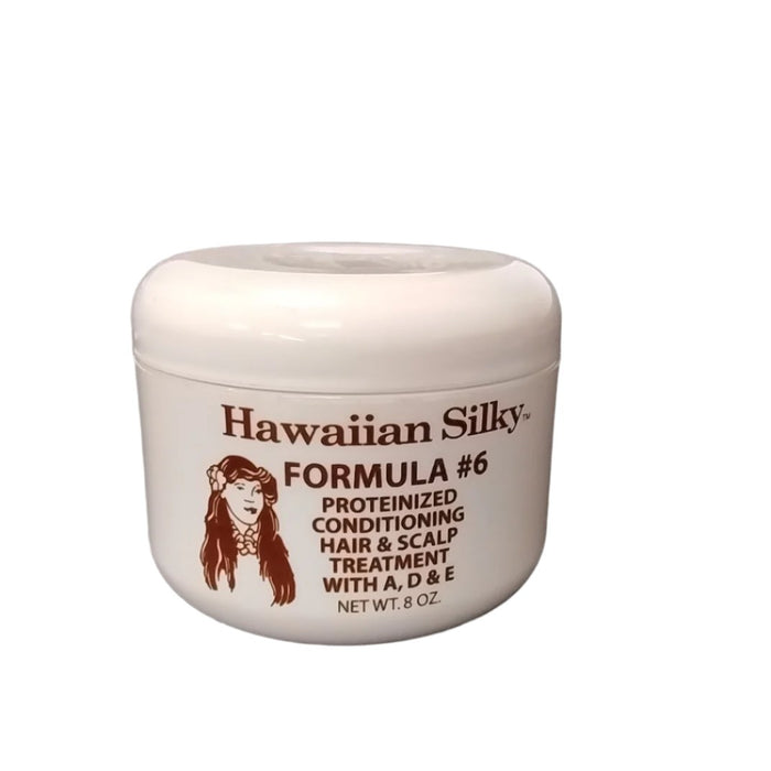 Hawaiian Silky Formula #6 Proteinized Conditioning Hair & Scalp Treatment 8oz