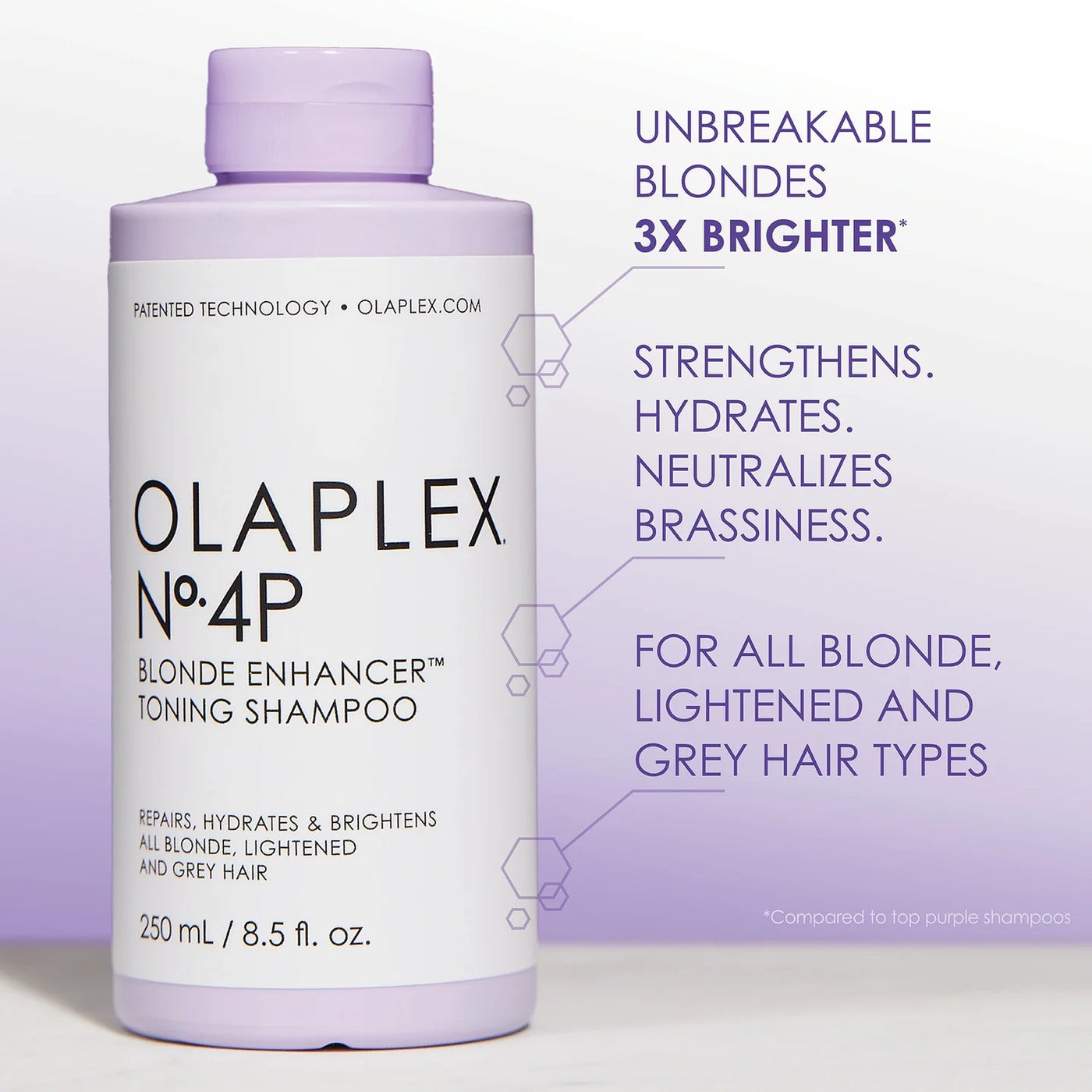 frill I hele verden kabel Olaplex No. 4P Blonde Enhancer Toning Shampoo 8.5oz – Ensley Beauty Supply