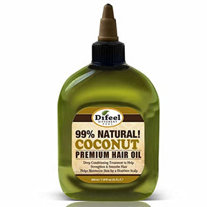 Difeel 99% Natural Deep Conditioning Coconut Hair Oil 7.78oz