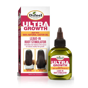 Difeel Ultra Growth Basil & Castor Oil Leave In Root Stimulator 2.5oz