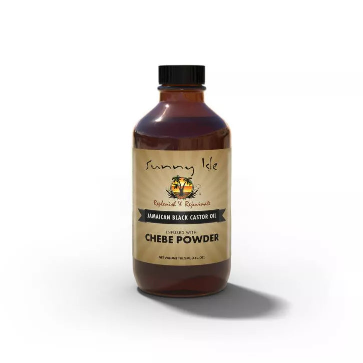 Sunny Isle Chebe Powder infused Jamaican Black Castor Oil 4oz