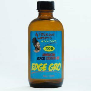 AFRIKAN LOCS Jamaican Black Castor Oil EDGE GRO 4OZ