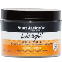 Aunt Jackie's Hold Tight! Braid & Twist Gel Biotin+Honey 7.5oz