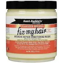 Aunt Jackie's Flaxseed Recipe Fix My Hair Intensive Repair Conditioning Masque 15oz