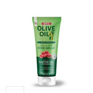 ORS Olive Oil Glaze & Hold Edge Gellie w/Castor Oil for Strengthening 3.4oz