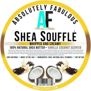 Shea Souffle Whipped Shea Butter, Vanilla Coconut