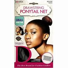 DRAWSTRING PONYTAIL NET ASSORTED BRANDS