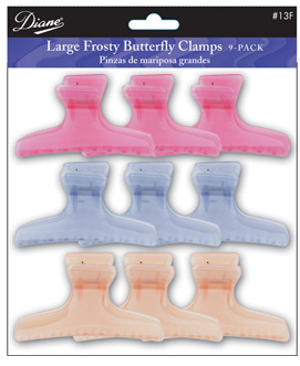 Diane Large Butterfly Clamps 9 pack