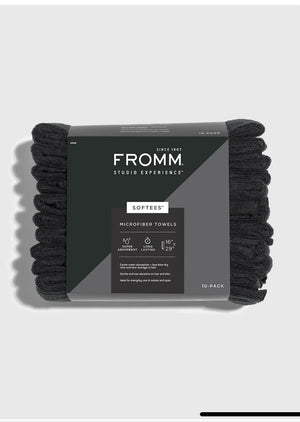 Fromm Softees Towels 10 Pack Black