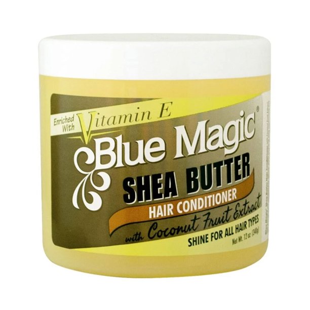 Blue Magic Shea Butter Hair Conditioner Enriched With Vitamin E, 12 Oz.