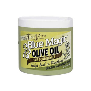Blue Magic Olive Oil Hair Conditioner Enriched With Aloe Vera, 12 Oz.