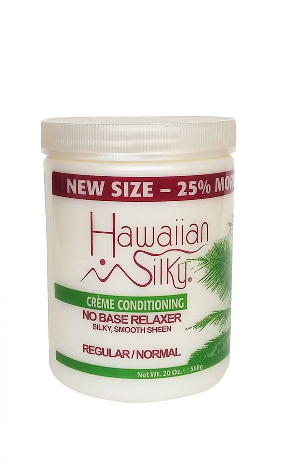 Hawaiian Silky Crème Conditioning No Base Relaxer, Regular, 20oz