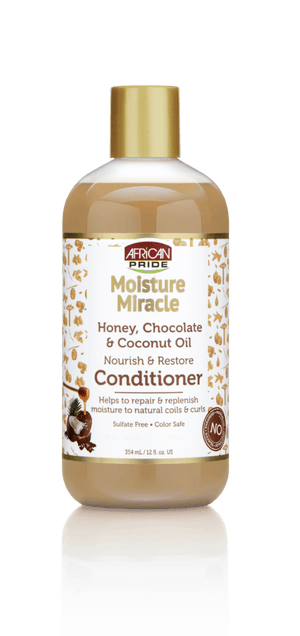 African Pride Moisture Miracle Honey, Chocolate & Coconut Oil Conditioner 16oz