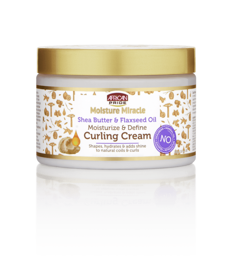African Pride Shea Butter & Flaxseed Oil Curling Cream Ensley Beauty