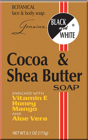 Black & White Cocoa & Shea Butter Soap 6.1oz