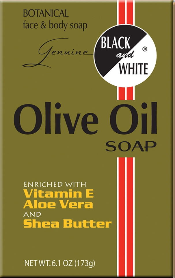 Black & White Olive Oil Soap 6.1oz