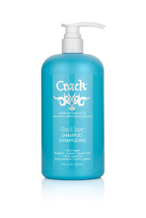 Crack Hair Fix Clean & Soaper Shampoo 33.8oz