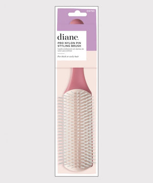 Diane Nylon Pin Styling Brush- Pink