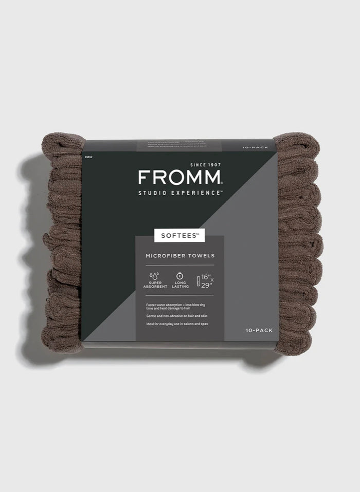Fromm Softees Towels 10 Pack Chocolate