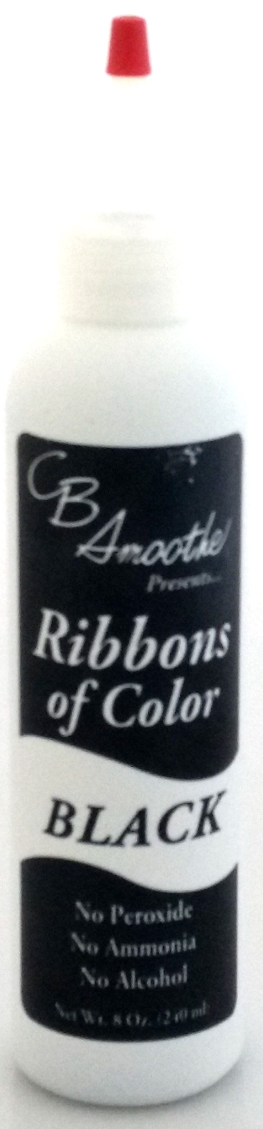 CB Smoothe Ribbons of Color Black 8oz