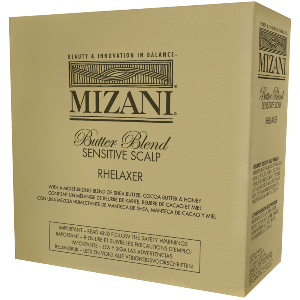 Mizani Butter Blend Sensitive Scalp Rhelaxer 4 Pack Relaxer Kit
