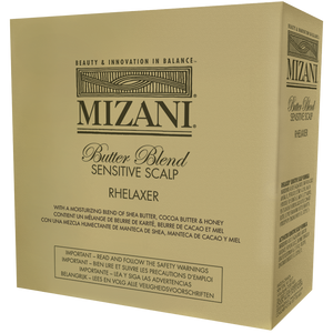 Mizani Butter Blend Sensitive Scalp Rhelaxer 4 Pack Relaxer Kit