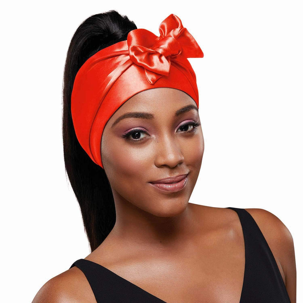 Red And White LV Designer Bonnet  Type 4 hair, Afro hairstyles, How to  look better