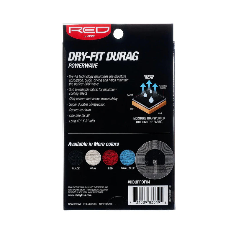 RED Dry-Fit Durag (COLORS WILL VARY) – Ensley Beauty Supply