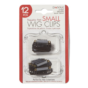 Donna Wig Clips, 12 Pcs Small