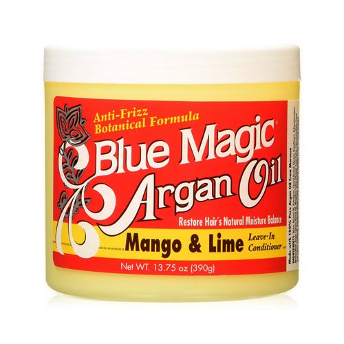 Blue Magic Argan Oil Mango and Lime Leave In Hair Conditioner, 13.75 Oz