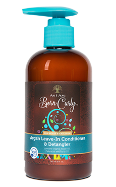 As I Am Born Curly Argan Leave-In Conditioner 8oz