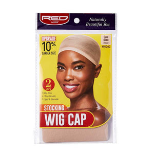 Red by Kiss Stocking Wig Cap (2pcs)
