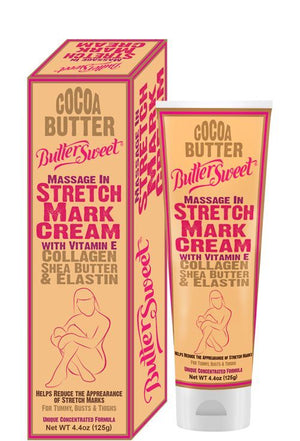 Cocoa Butter Stretch Mark Cream with Vitamin E, Collagen & Shea Butter 4.4oz