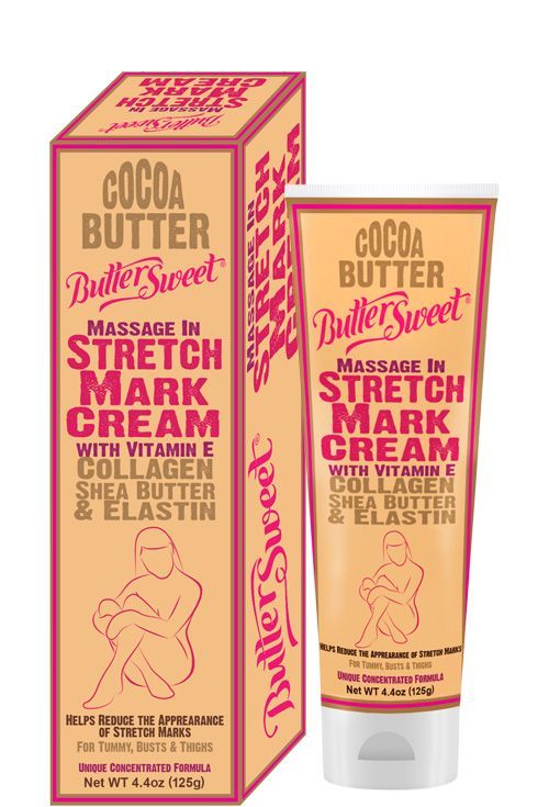 Cocoa Butter Stretch Mark Cream with Vitamin E, Collagen & Shea Butter 4.4oz