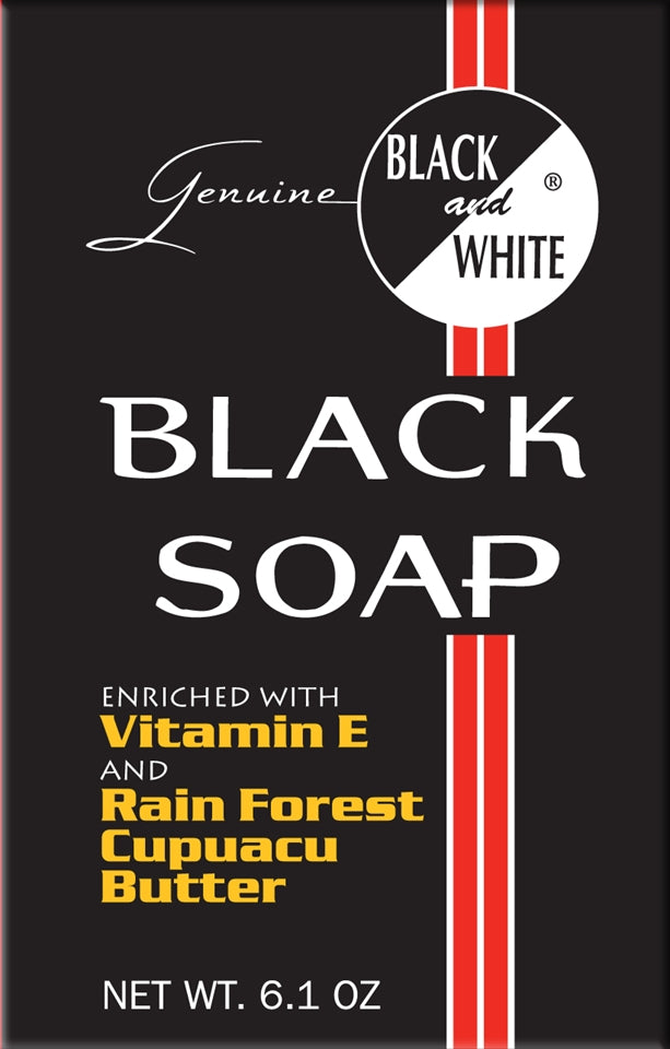 Black & White Black Soap 6oz