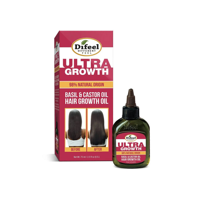 Difeel Ultra Growth Basil & Castor Oil Hair Growth 2.5oz