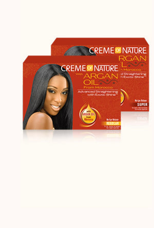 Creme of Nature Argan Oil Relaxer Super 1 Application