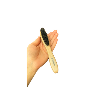 Black Ice Wooden Beard Brush