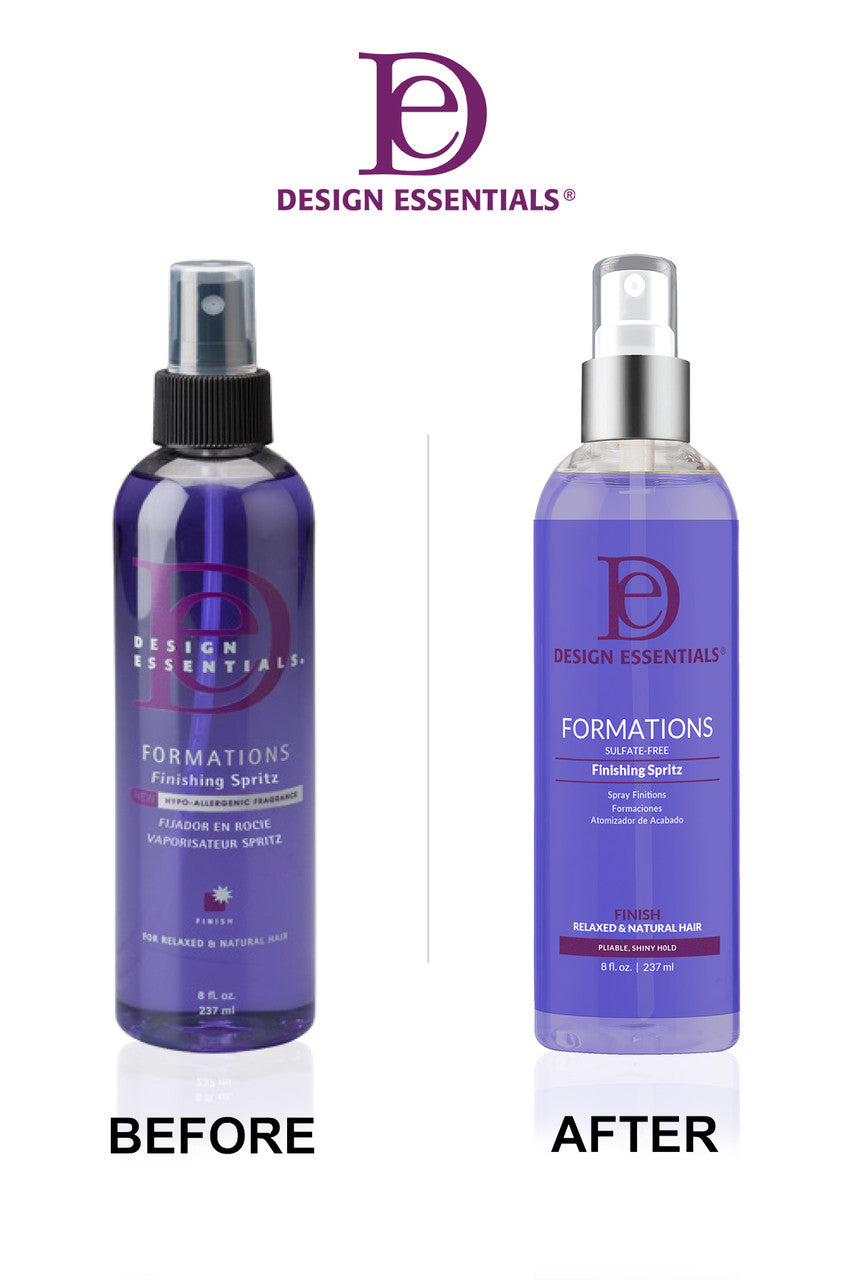 Design Essentials Formations Finishing Spritz Hypo-Allergenic Fragrance For  Relaxed & Natural Hair - 8 Oz