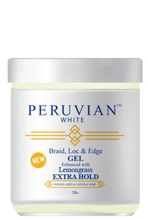 Peruvian Braid, Loc & Edge Gel, Lemongrass