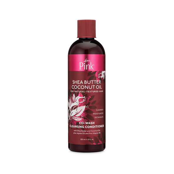 PINK LUSTER SHEA BUTTER COCONUT OIL CO-WASH CLEANSING CONDITIONER 12oz