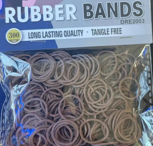Brown Tangle Free Rubber Bands